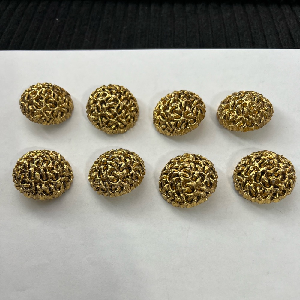 Vintage gold buttons